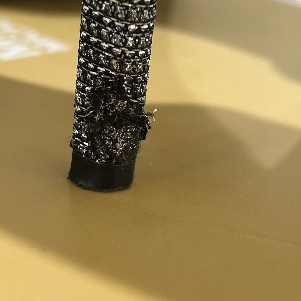 MICHAEL Michael Kors Lucille Flex D’orsay Textile Silver Stilettos - Picture 14 of 16